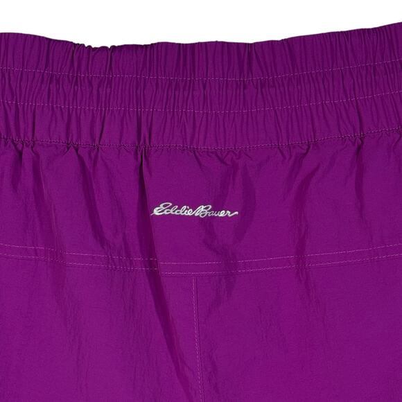 Eddie Bauer X-Large Mountain Crinkle Shorts Wicking Quick-Dry Pull-On UPF 50 New - Picture 5 of 9